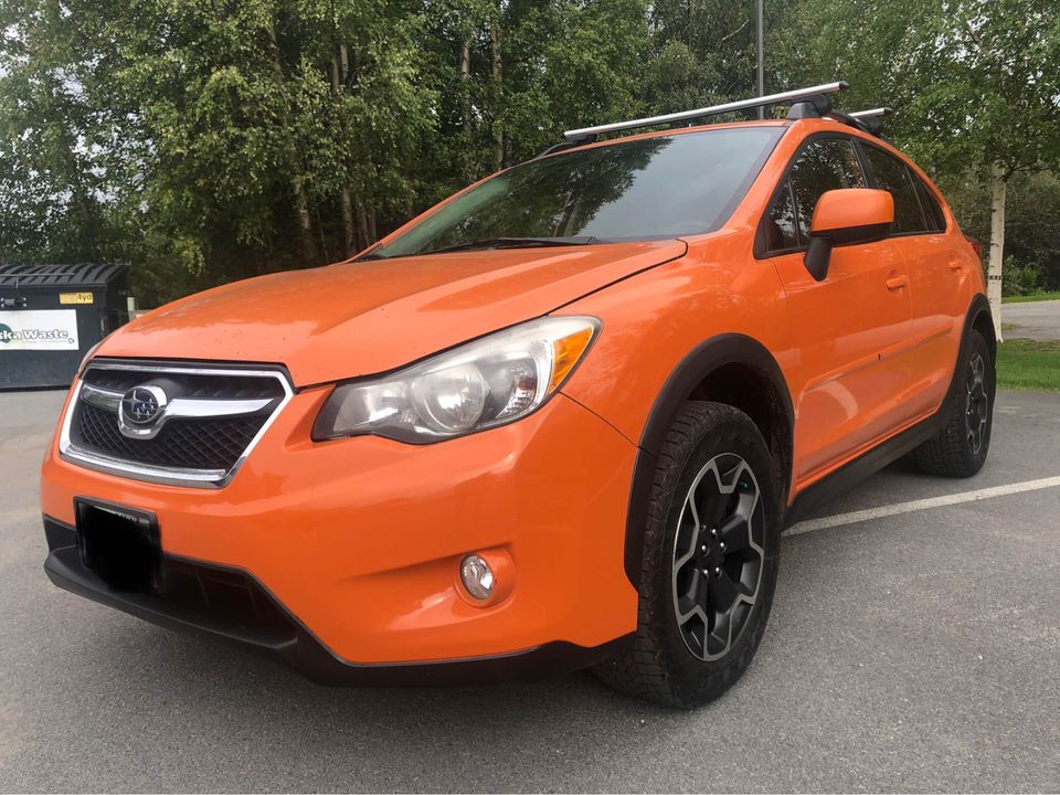 Subaru Outback rental car, homer Alaska, interior